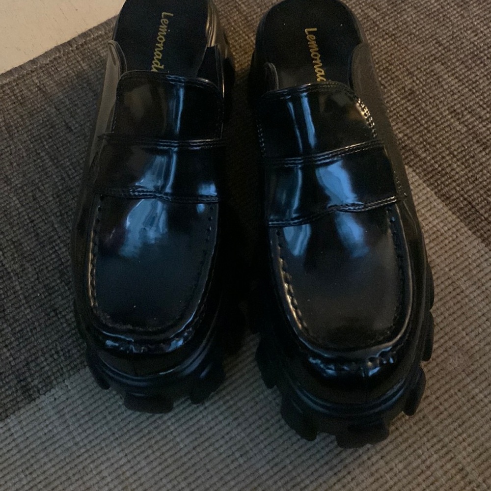New! Loafer slip on mules. Size 9.